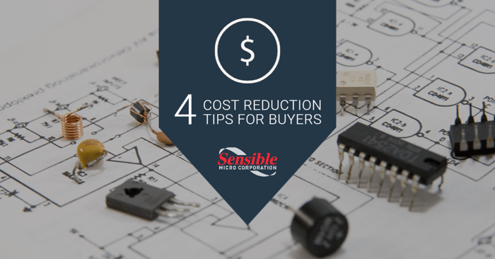 Strategic cost reduction in manufacturing - electronic components cost reduction